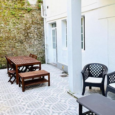 A terraza de Lilo Santiago Historic Appartamento San Giacomo di Compostella Esterno foto